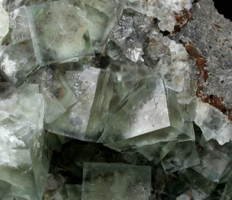 Fluorite from West Pastures Mine, Allison's Pocket, Flatt Drift, Weardale, County Durham, England