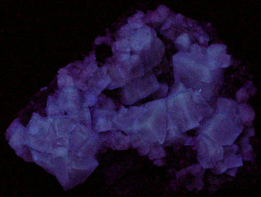 Fluorite from West Pastures Mine, Allison's Pocket, Flatt Drift, Weardale, County Durham, England