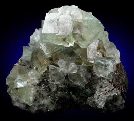 Fluorite from West Pastures Mine, Allison's Pocket, Flatt Drift, Weardale, County Durham, England