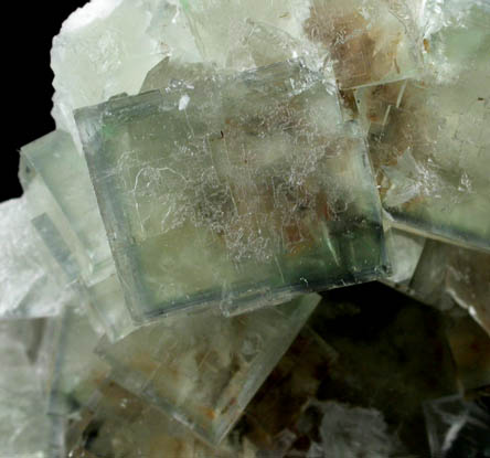 Fluorite from West Pastures Mine, Allison's Pocket, Flatt Drift, Weardale, County Durham, England