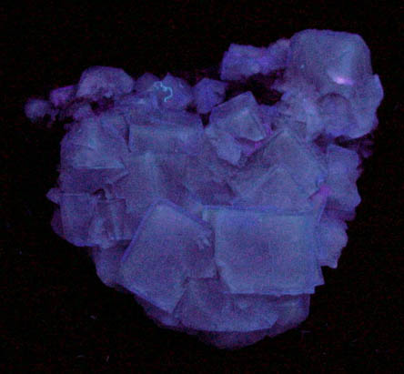 Fluorite from West Pastures Mine, Allison's Pocket, Flatt Drift, Weardale, County Durham, England