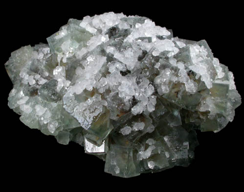 Fluorite and Quartz from West Pastures Mine, Allison's Pocket, Flatt Drift, Weardale, County Durham, England