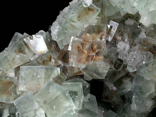 Fluorite and Quartz from West Pastures Mine, Allison's Pocket, Flatt Drift, Weardale, County Durham, England