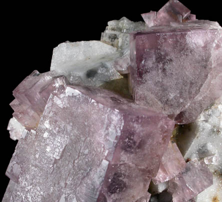 Fluorite and Quartz from Hollywell Mine, Frosterley, Weardale, County Durham, England