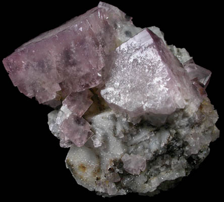 Fluorite and Quartz from Hollywell Mine, Frosterley, Weardale, County Durham, England