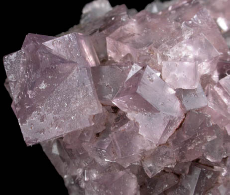 Fluorite (interpenetrant twinned crystals) from Hollywell Mine, Frosterley, Weardale, County Durham, England