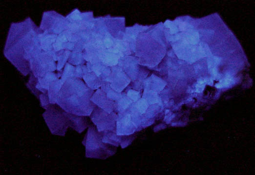 Fluorite (interpenetrant twinned crystals) from Hollywell Mine, Frosterley, Weardale, County Durham, England