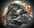 Hypersthene, Almandine Garnet and Pyroxene from Barton Mine, Gore Mt, North River, New York