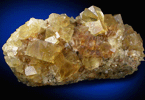 Fluorite (interpenetrant twinned crystals) from Hilton Mine, Scordale, Middle Level, 4 km NE of Hilton, Cumbria, England