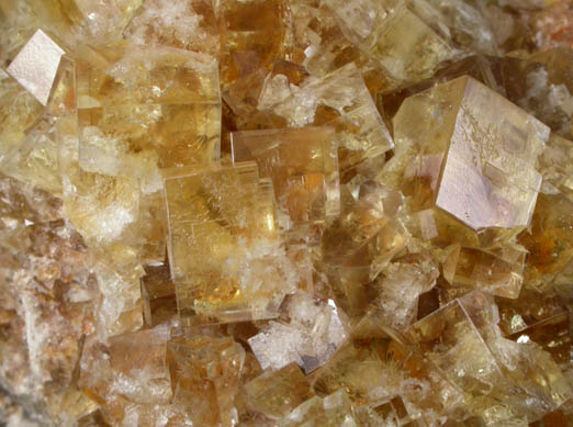 Fluorite from Hilton Mine, Scordale, Middle Level, 4 km NE of Hilton, Cumbria, England