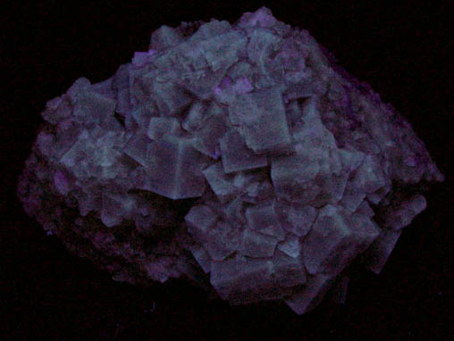 Fluorite from Hilton Mine, Scordale, Middle Level, 4 km NE of Hilton, Cumbria, England