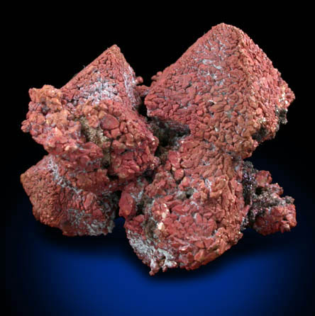 Copper pseudomorphs after Cuprite from Rubtovskiy (Rubtsovskoe) District, Rudnyi Altai, Altai Krai, Russia