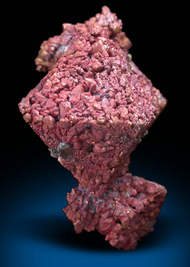 Copper pseudomorphs after Cuprite from Rubtovskiy (Rubtsovskoe) District, Rudnyi Altai, Altai Krai, Russia