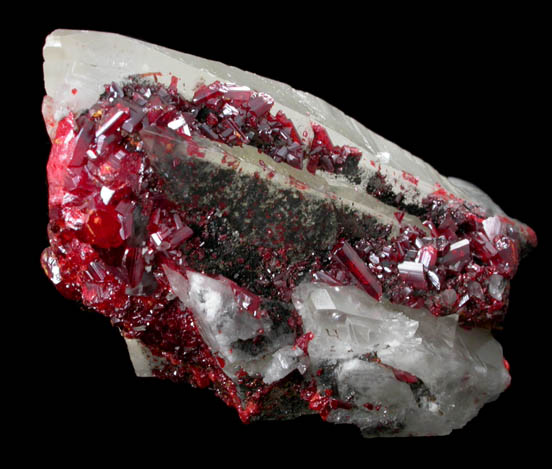 Realgar and Calcite from Shimen Mine, Hunan Province, China