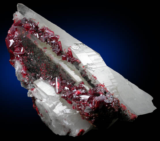 Realgar and Calcite from Shimen Mine, Hunan Province, China