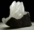 Heulandite on Quartz from Nashik District, Maharashtra, India