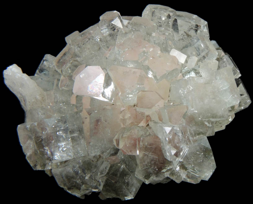 Apophyllite over Thomsonite with Stilbite-Ca from Rahuri, Nagar District, Maharashtra, India