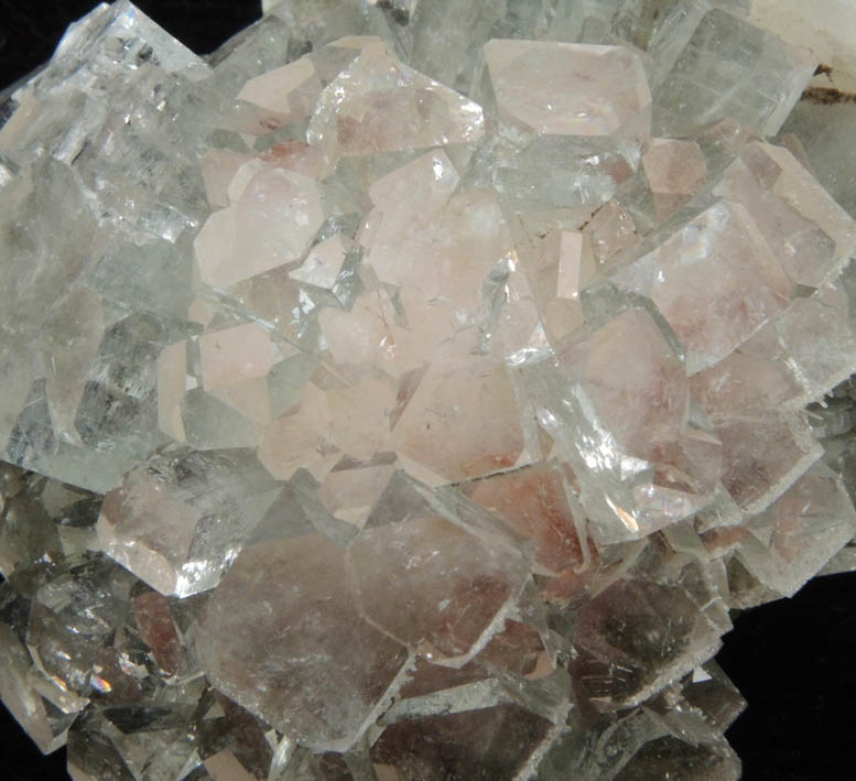 Apophyllite over Thomsonite with Stilbite-Ca from Rahuri, Nagar District, Maharashtra, India