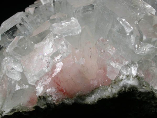 Apophyllite over Thomsonite from Rahuri, Nagar District, Maharashtra, India