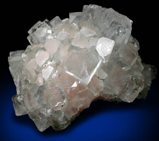 Apophyllite over Thomsonite from Rahuri, Nagar District, Maharashtra, India