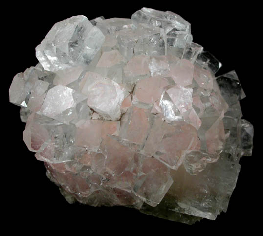 Apophyllite over Thomsonite from Rahuri, Nagar District, Maharashtra, India