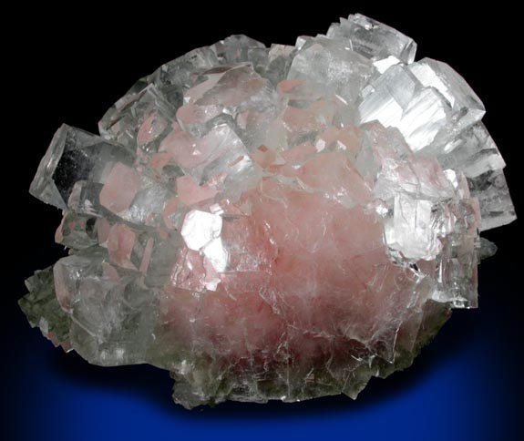 Apophyllite over Thomsonite from Rahuri, Nagar District, Maharashtra, India