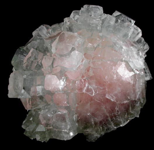 Apophyllite over Thomsonite from Rahuri, Nagar District, Maharashtra, India