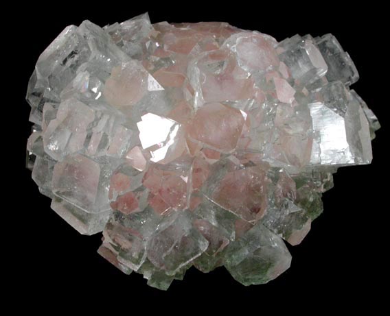 Apophyllite over Thomsonite from Rahuri, Nagar District, Maharashtra, India