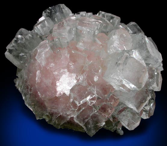 Apophyllite over Thomsonite from Rahuri, Nagar District, Maharashtra, India