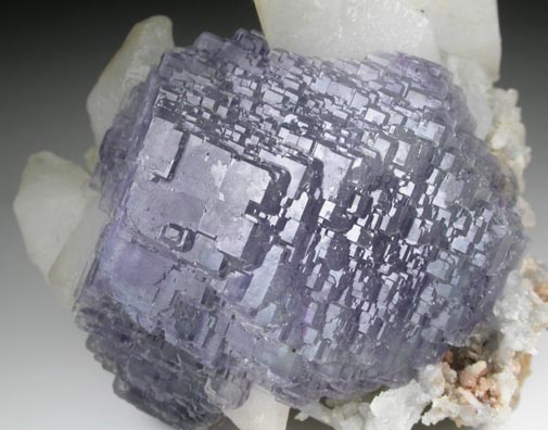 Fluorite and Calcite from Shangbao Mine, Leiyang, Hunan, China