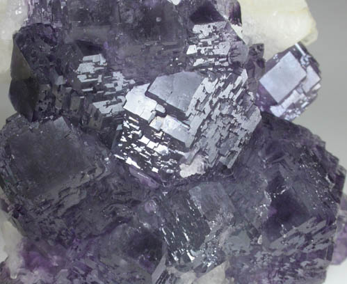 Fluorite and Calcite from Shangbao Mine, Hunan, China