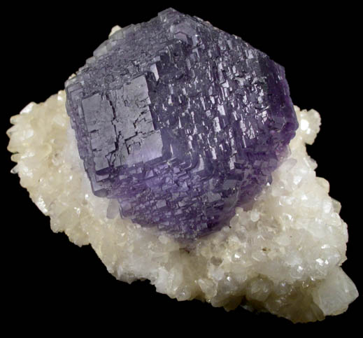 Fluorite and Calcite from Shangbao Mine, Leiyang, Hunan, China