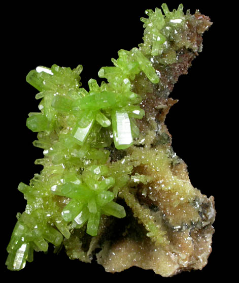 Pyromorphite from Daoping Mine, Yangshuo, Guangxi, China