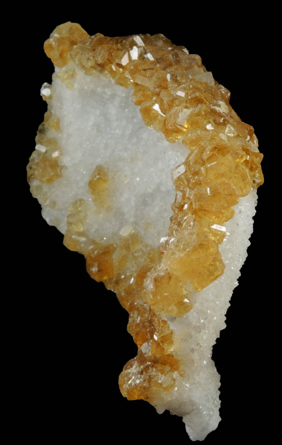 Barite on Quartz from Xiefang Mine, Ruijin, Jiangxi, China