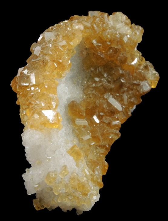 Barite on Quartz from Xiefang Mine, Ruijin, Jiangxi, China