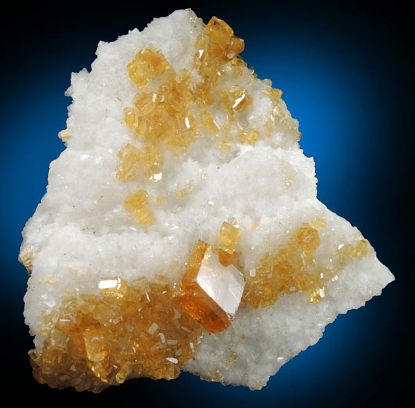 Barite on Quartz from Xiefang Mine, Ruijin, Jiangxi, China