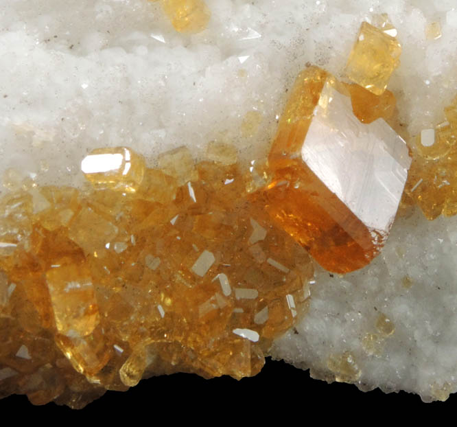 Barite on Quartz from Xiefang Mine, Ruijin, Jiangxi, China