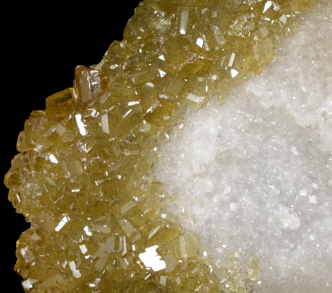 Barite on Quartz from Xiefang Mine, Jiangxi Province, China