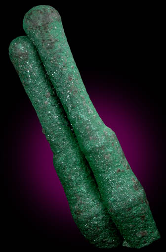 Malachite Stalactites from Mashamba Mines, 10 km west of Kolwezi, Katanga Copperbelt, Lualaba Province, Democratic Republic of the Congo