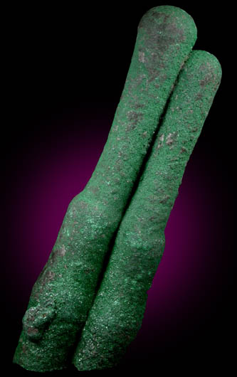 Malachite Stalactites from Mashamba Mines, 10 km west of Kolwezi, Katanga Copperbelt, Lualaba Province, Democratic Republic of the Congo