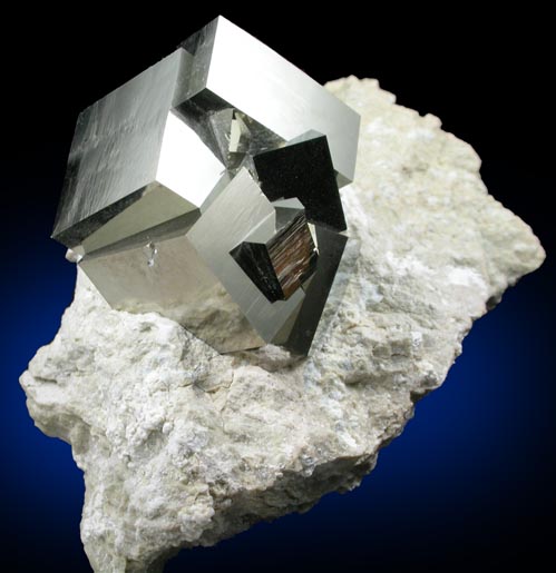 Pyrite from Victoria Mine, Navajn, La Rioja, Spain