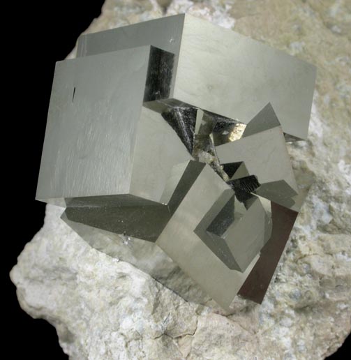 Pyrite from Victoria Mine, Navajn, La Rioja, Spain