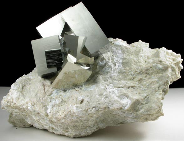 Pyrite from Victoria Mine, Navajn, La Rioja, Spain