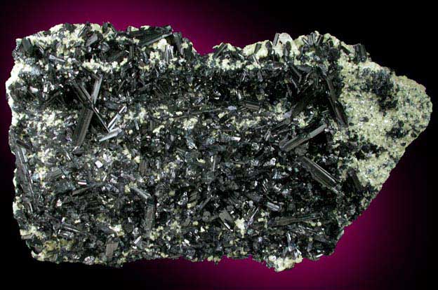 Schorl Tourmaline on Muscovite from Omaruru District, Erongo Massif, Namibia