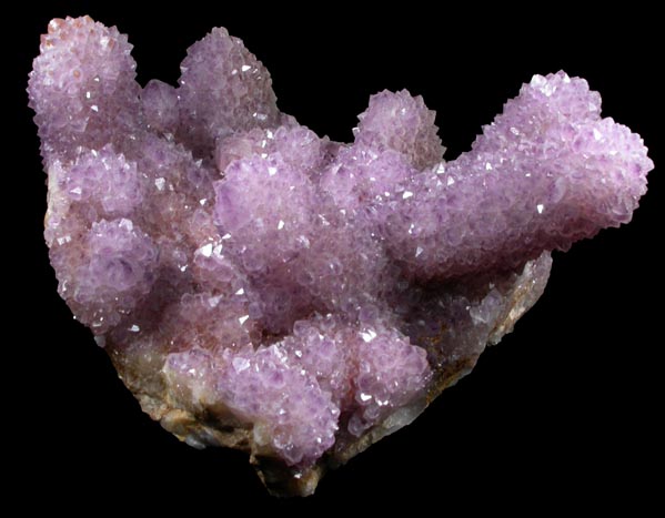 Quartz var. Amethyst Quartz (Cactus Quartz) from Boekenhouthoek area, Mpumalanga Province, South Africa