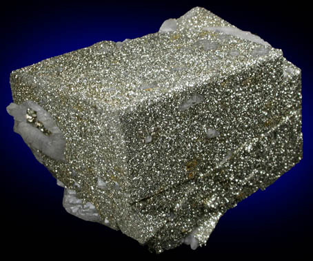 Pyrite on Calcite from Santa Eulalia District, Aquiles Serdán, Chihuahua, Mexico