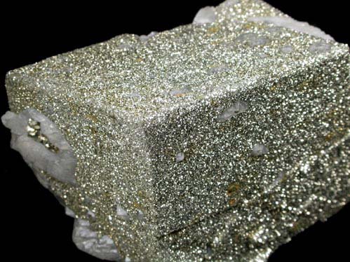 Pyrite on Calcite from Santa Eulalia District, Aquiles Serdn, Chihuahua, Mexico