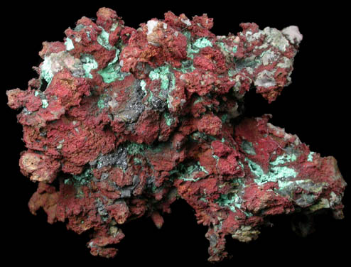 Copper with Malachite from Tsumeb Mine, Otavi-Bergland District, Oshikoto, Namibia