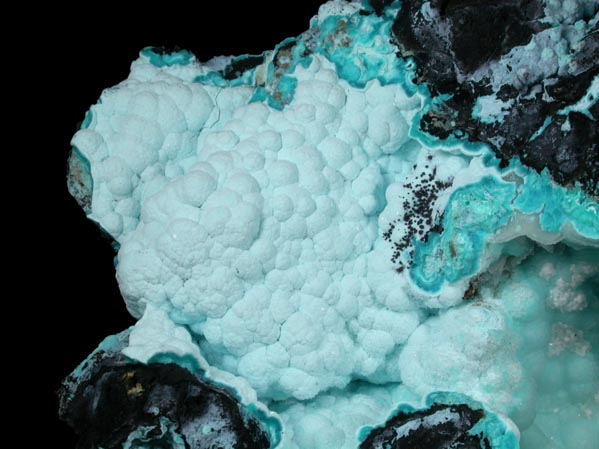 Chrysocolla with Quartz var. Chalcedony from Planet Mine, La Paz County, Arizona