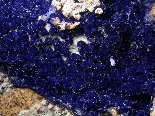 Azurite from Morenci Mine, Clifton District, Greenlee County, Arizona